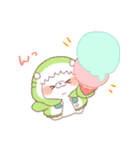 【夏】サメ！パーカー動物4（個別スタンプ：23）