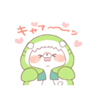 【夏】サメ！パーカー動物4（個別スタンプ：26）