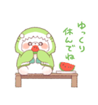 【夏】サメ！パーカー動物4（個別スタンプ：32）
