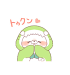 【夏】サメ！パーカー動物4（個別スタンプ：34）