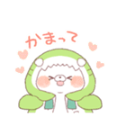 【夏】サメ！パーカー動物4（個別スタンプ：35）