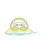 【夏】サメ！パーカー動物4（個別スタンプ：38）