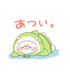 【夏】サメ！パーカー動物4（個別スタンプ：40）