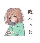 深夜の食欲★ゆるパーカーちゃん（個別スタンプ：19）