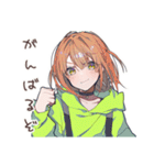 深夜の食欲★ゆるパーカーちゃん（個別スタンプ：37）