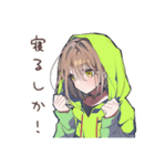 深夜の食欲★ゆるパーカーちゃん（個別スタンプ：40）