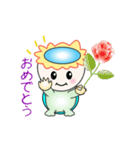 nobobi アニメ カッパの少年（個別スタンプ：3）