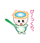 nobobi アニメ カッパの少年（個別スタンプ：4）