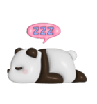 ぷっくりパンダンミニ（個別スタンプ：15）