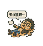 溶ける眼鏡さん1（個別スタンプ：2）