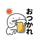 夏の目つきの悪い丸いやつ（個別スタンプ：6）