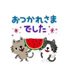 絵本みたいな[飛び出す]夏のちびねこ（個別スタンプ：14）