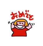 おかっぱのあたしです7（個別スタンプ：7）