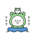 くまぽこ、梅雨から夏へ（個別スタンプ：33）
