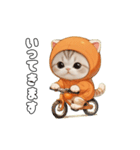 動く！スコティッシュ猫 可愛い みかんネコ（個別スタンプ：2）