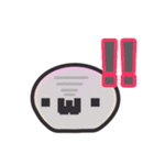 THE★使いやすいシンプル丸キャラスタンプ（個別スタンプ：17）