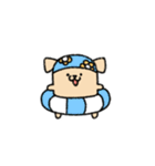 田舎の犬. チョング: 夏の暮らし（個別スタンプ：3）