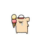 田舎の犬. チョング: 夏の暮らし（個別スタンプ：15）
