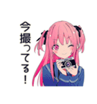 げんきな女子高生★動画撮影チャレンジ（個別スタンプ：21）