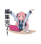 げんきな女子高生★動画撮影チャレンジ（個別スタンプ：30）