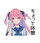 げんきな女子高生★動画撮影チャレンジ（個別スタンプ：37）