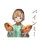 アオザイ女子★ベトナム屋台ごはん（個別スタンプ：5）
