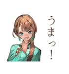 アオザイ女子★ベトナム屋台ごはん（個別スタンプ：7）