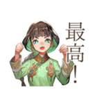 アオザイ女子★ベトナム屋台ごはん（個別スタンプ：13）