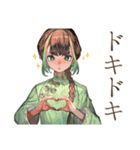 アオザイ女子★ベトナム屋台ごはん（個別スタンプ：15）