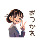 サボり上手な仕事女子★在宅編（個別スタンプ：3）