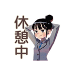 サボり上手な仕事女子★在宅編（個別スタンプ：5）