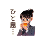サボり上手な仕事女子★在宅編（個別スタンプ：13）