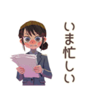 サボり上手な仕事女子★在宅編（個別スタンプ：16）