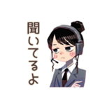 サボり上手な仕事女子★在宅編（個別スタンプ：22）
