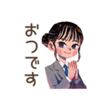 サボり上手な仕事女子★在宅編（個別スタンプ：34）