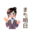 サボり上手な仕事女子★在宅編（個別スタンプ：40）