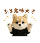 ポジティブな癒ししばいぬ（個別スタンプ：22）