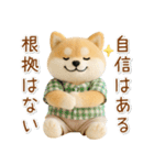 ポジティブな癒ししばいぬ（個別スタンプ：26）