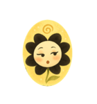 花ぽよぽよちゃん・ブラックブロッサム①（個別スタンプ：2）