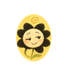 花ぽよぽよちゃん・ブラックブロッサム①（個別スタンプ：4）