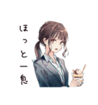 深夜アイスな社畜ちゃん★背徳編（個別スタンプ：22）