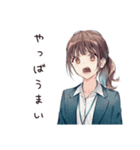 深夜アイスな社畜ちゃん★背徳編（個別スタンプ：33）