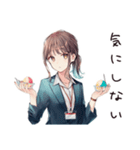 深夜アイスな社畜ちゃん★背徳編（個別スタンプ：40）