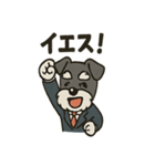 リアクションMAXスーツシュナウザー（個別スタンプ：28）