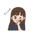 A子の感情♡（個別スタンプ：4）