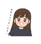 A子の感情♡（個別スタンプ：6）