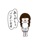 ぱっつんパーマの子へ2（個別スタンプ：8）