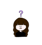 ぱっつんパーマの子へ2（個別スタンプ：13）