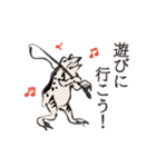 鳥獣戯画【サマーなご挨拶】（個別スタンプ：15）