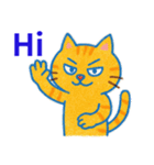 目つきの悪いトラ猫の日常（個別スタンプ：3）